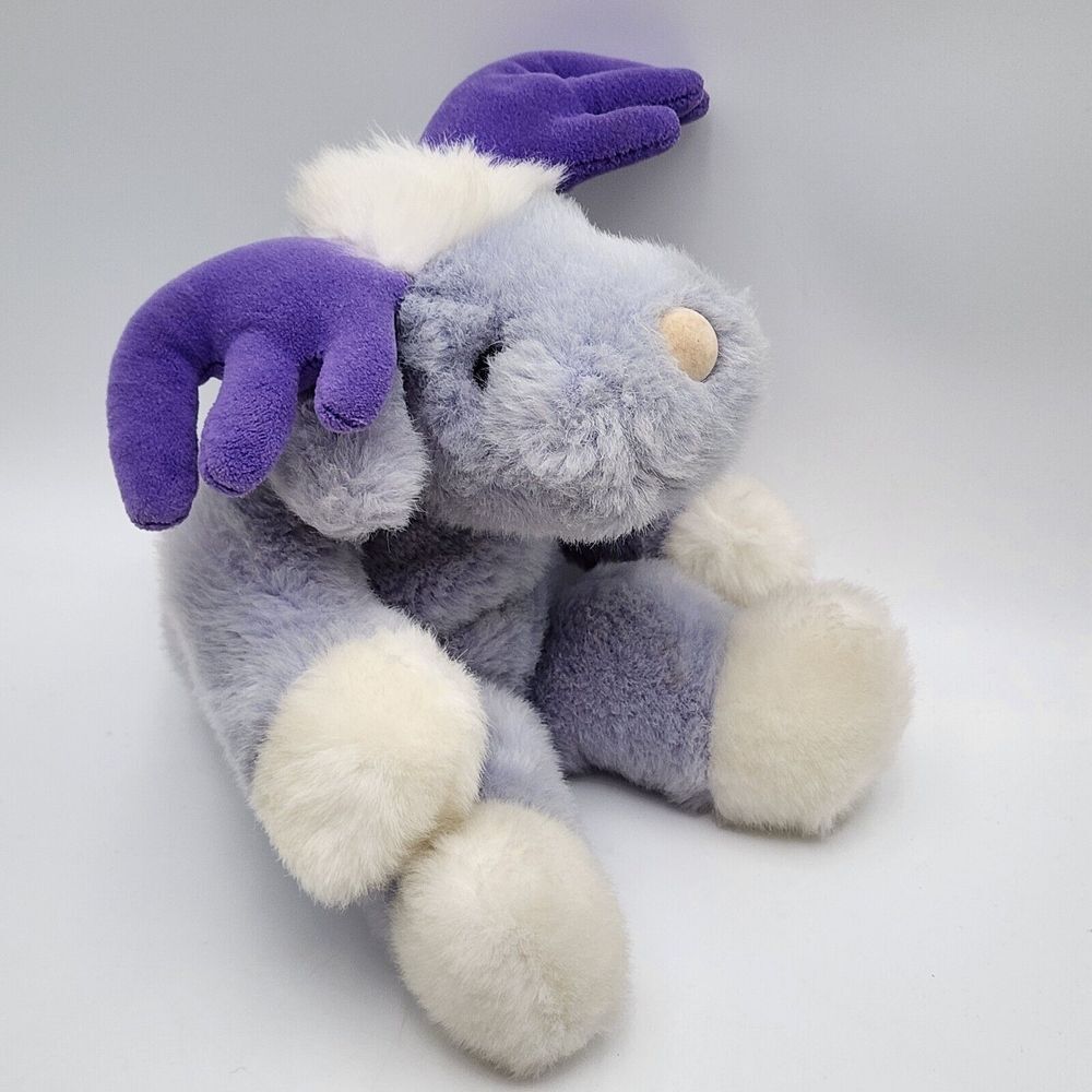 RARE VINTAGE GUND- TOOKI THE PURPLE CARIBOU / MOOSE- 12"- 1989